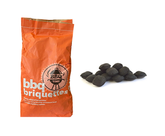 BBQ Time Charcoal Briquettes 45kg Evenly Shaped for Outdoor Grilling