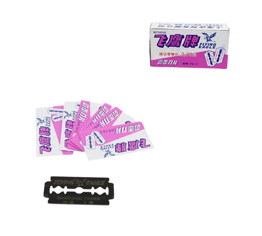 Barbers Mens Cut Shaving Razor Blades 200 Pieces