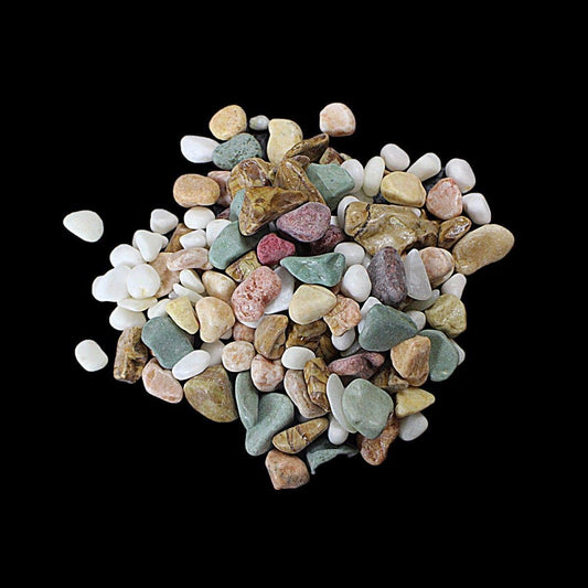 Assorted Aquarium Stones Rocks Vibrant Colors and Various Sizes