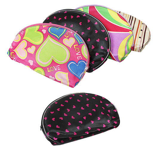 Assorted Design Makeup Toiletry Bag Pouch Set Pack of 5