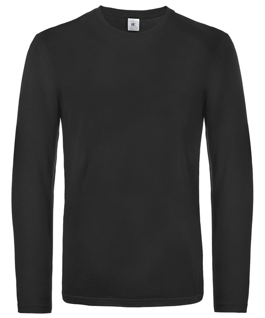BC E190 Mens Plus Size Long Sleeve TShirt Organic Cotton