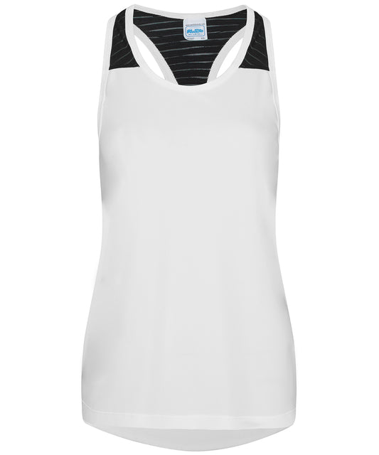 AWDis Just Cool Womens Smooth Workout Vest with Mesh Panel