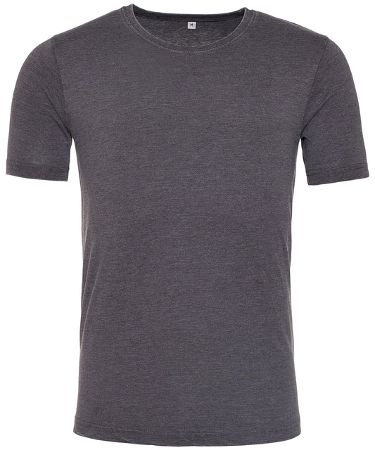 AWDis Just Ts Washed T TShirts Stylish Fit for Male Adults Plus Sizes