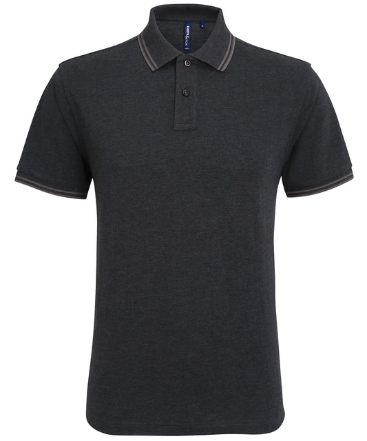 Mens Classic Fit Tipped Polo Shirt Plus Sizes