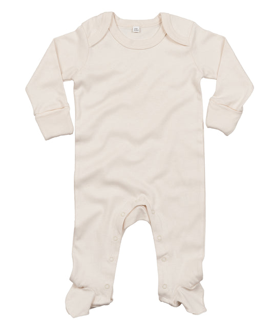 Babybugz Baby Organic Envelope Sleepsuit with Mitts Bodysuit