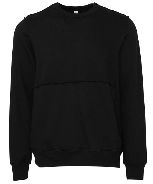 Bella Canvas Unisex RawSeam Crew Pullover Sweatshirt