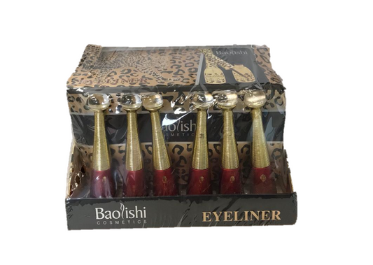 Baolishi Liquid Eyeliner Box of 24 Bulk Pack for Professional Use