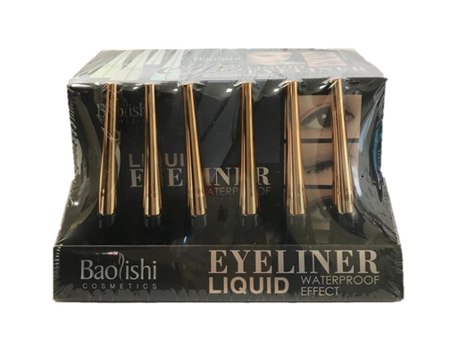 Baolishi Liquid Eyeliner Black 8ml Pack of 24 B635B