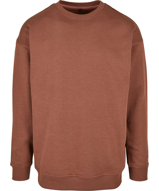 Mens Crew Neck Sweatshirt with Regular Fit and Brushed Fleece Fabric