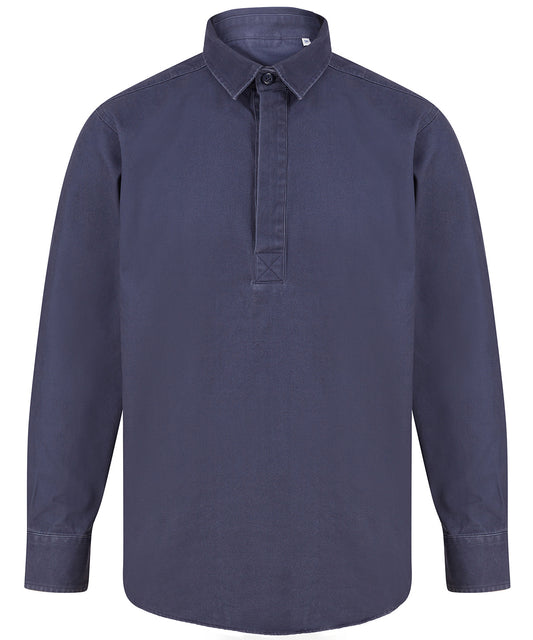 Front Row Pullover Drill Shirt for Men Classic Style