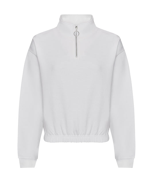 AWDis Just Hoods Womens Cropped Zip Sweatshirt