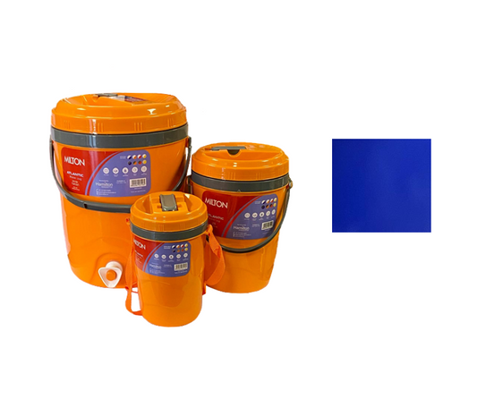 Atlantic Round Water Cooler Jug Set 3 Assorted Sizes with Dispenser Tap