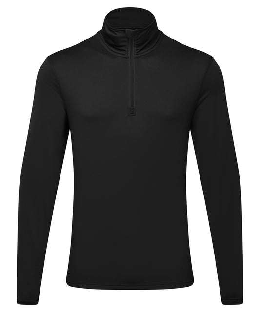TriDri Recycled Zip Long Sleeve Sports Top for Men