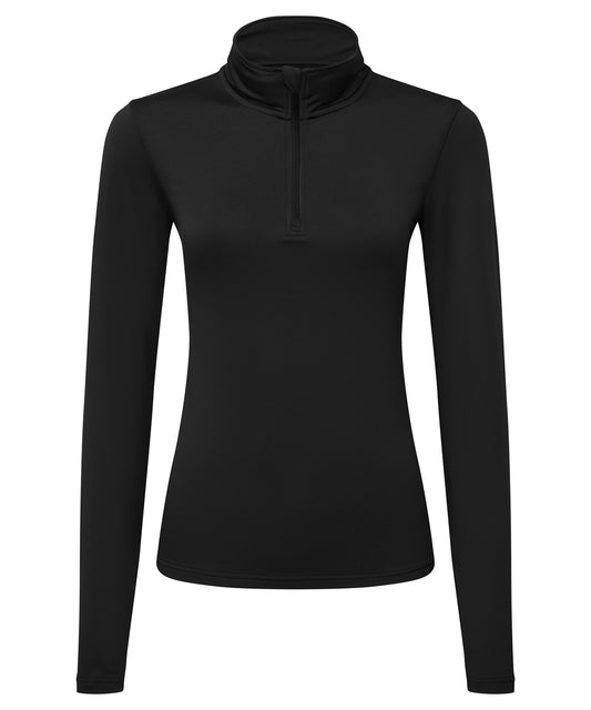 TriDri Womens Recycled Long Sleeve Zip Sports Top