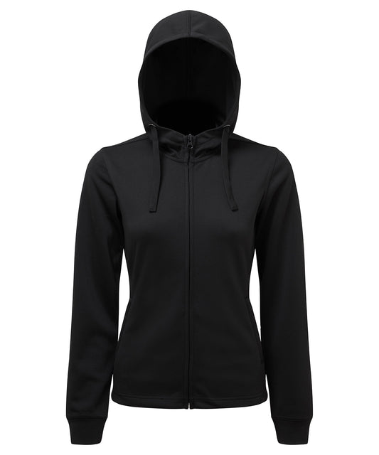 TriDri Spun Dyed Full Zip Hoodie Womens Performance Hooded Jacket