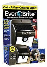 Ever Brite Solar LED Light with Motion Sensor for Outdoor Security Wireless WeatherResistant