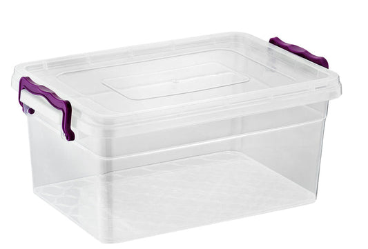40 Litre Clear Plastic Storage Box Versatile and Durable Solution