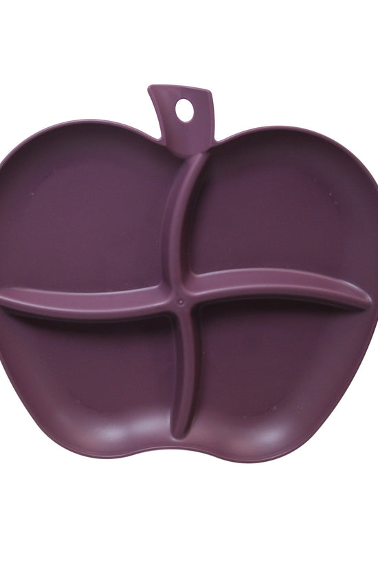 Apple Design Plastic Appetiser Plate Assorted Colours