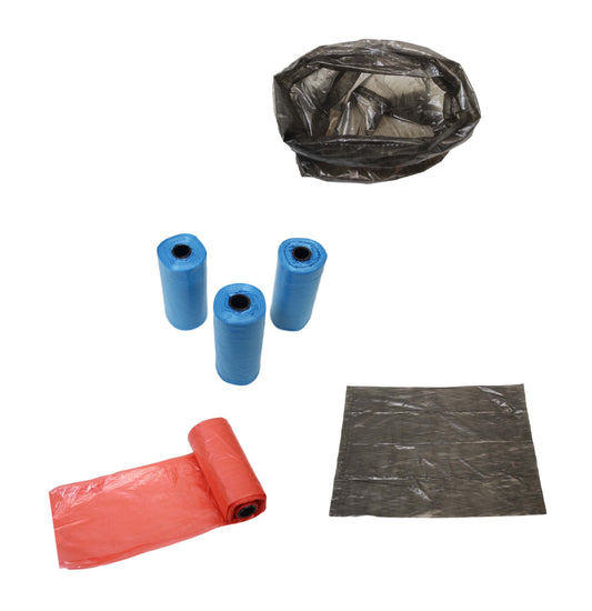 EcoFriendly 80 Piece Biodegradable Dog Poop Bags Assorted Colors