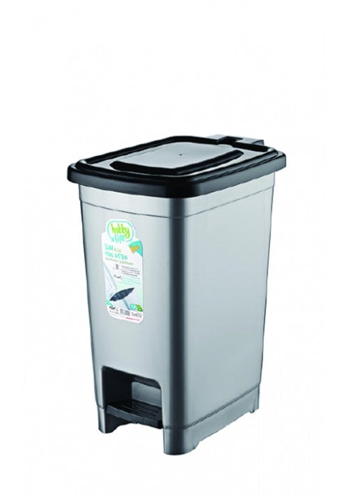 Compact and Stylish Hobby Slim Pedal Bin 15L Kitchen Essential