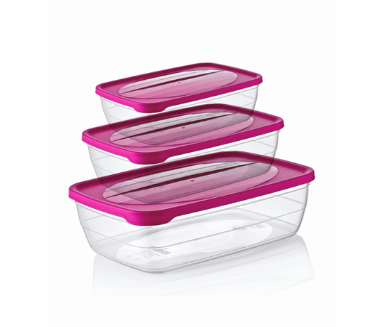Airtight Rectangular Food Storage Containers Set