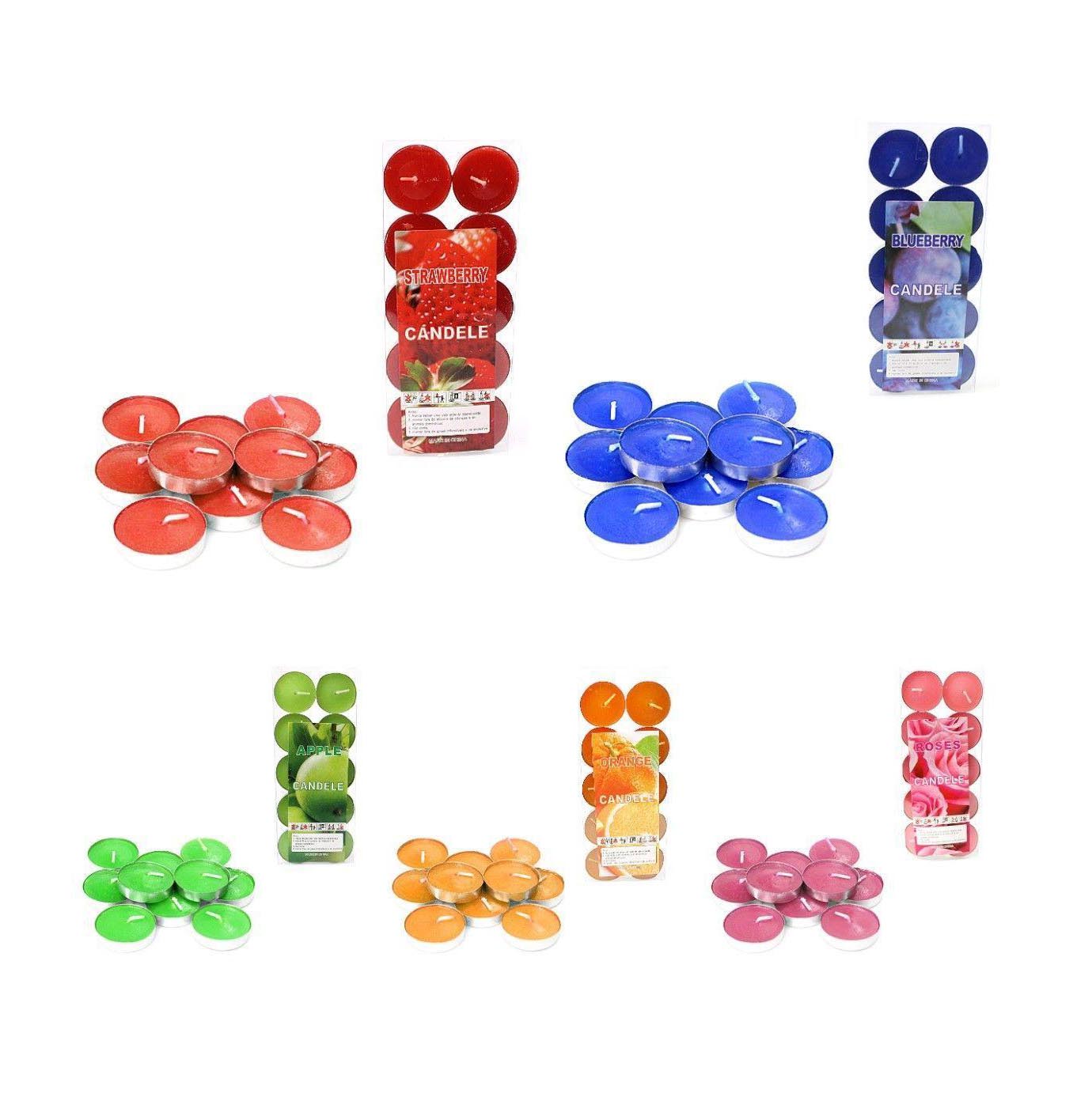 Jasmine Scented Tealight Candles 10 Pack Relaxing Home Decor