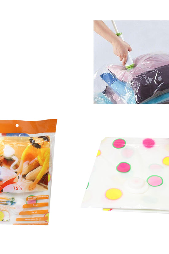 68 x 98cm Vacuum Storage Suction Bag Triple Pack