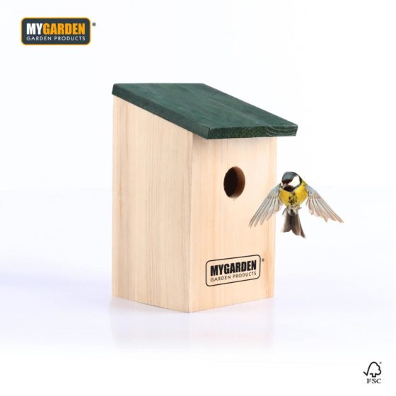 Premium Wooden Garden Bird Nest Box Ideal for Small Birds