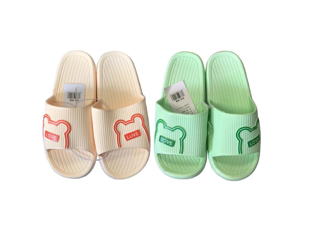 Womens Bear Design Slipper Shoes Assorted Sizes and Colors