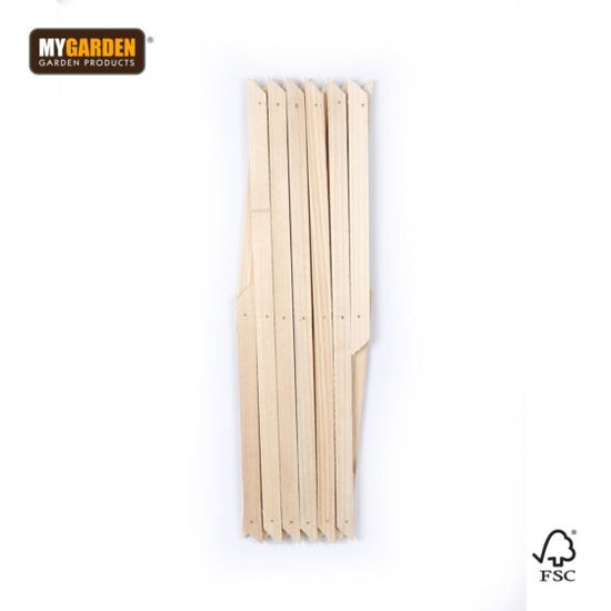 Premium Garden Expanding Wooden Trellis Natural 180 x 30 cm