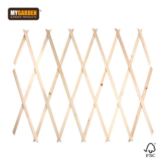 Premium Natural Wooden Trellis for Garden 180 x 60 cm