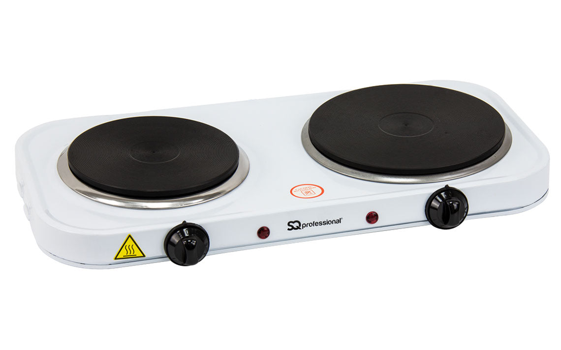 SQ Professional Blitz Electric Double Hot Plate Hob Efficient Cooking Solution