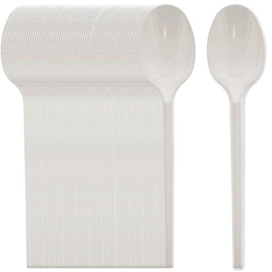 Disposable Plastic Spoons for Parties and BBQs 80 Pack