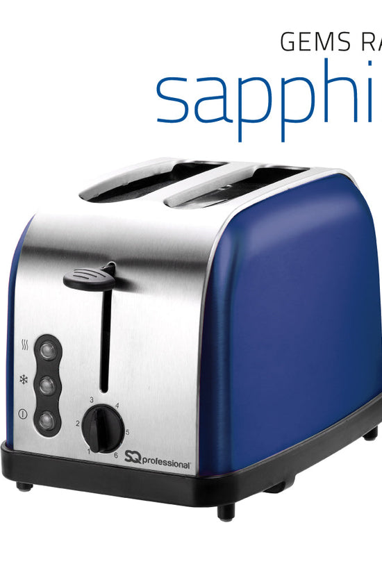 SQ Professional Gems Legacy 2 Slice Toaster Sapphire 900W