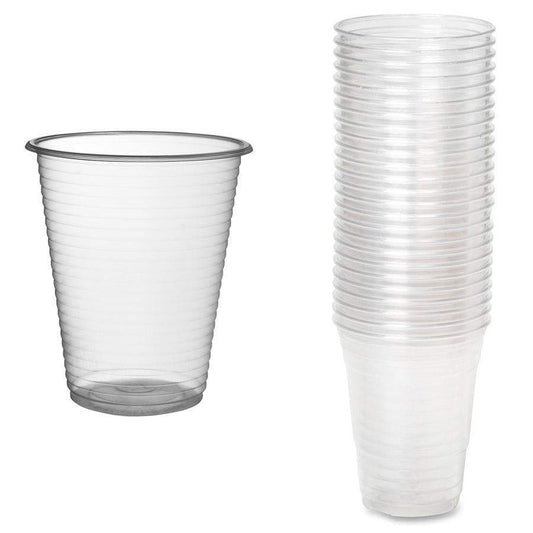 100 Pack Clear Disposable Plastic Cups Premium Quality for Any Occasion