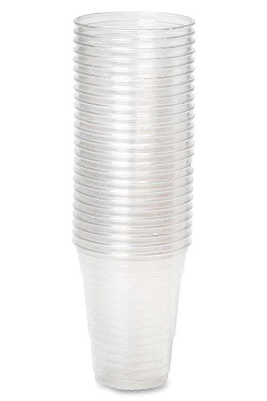 100 Pack Clear Disposable Plastic Cups Premium Quality for Any Occasion