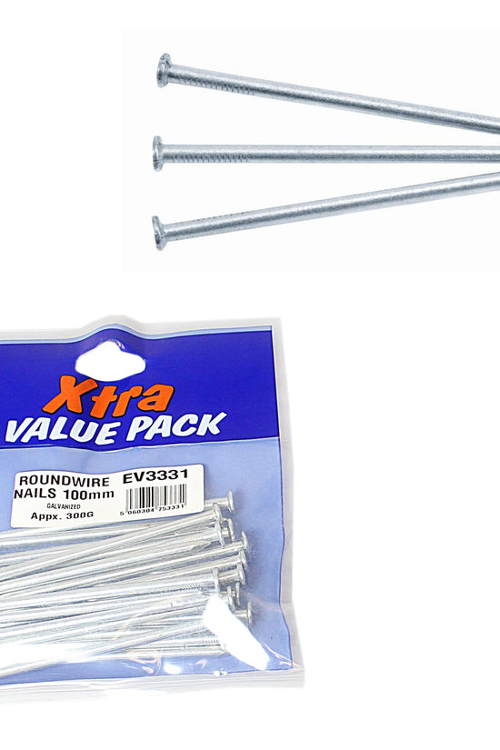 100mm Galvanised Round Wire Nails HighQuality Fasteners
