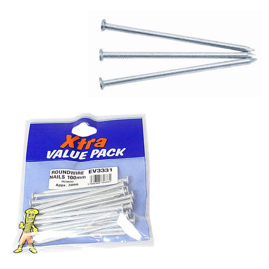 100mm Galvanised Round Wire Nails HighQuality Fasteners