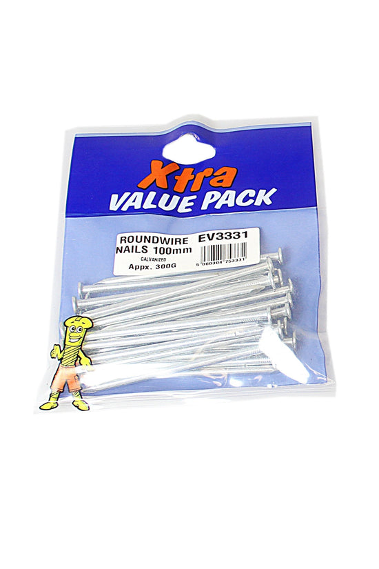 100mm Galvanised Round Wire Nails HighQuality Fasteners