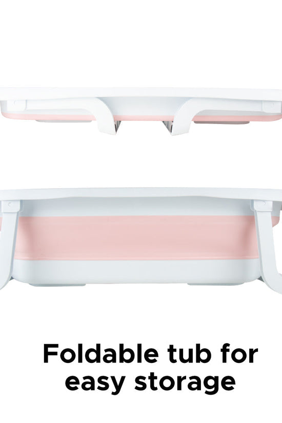Durane Collapsible Baby Bath Tub 40L Pink Convenient and Spacious