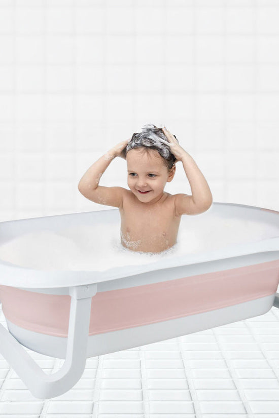 Durane Collapsible Baby Bath Tub 40L Pink Convenient and Spacious