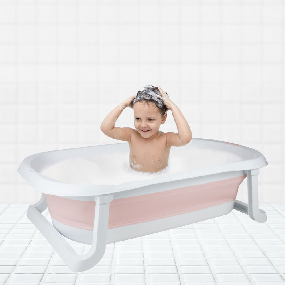 Durane Collapsible Baby Bath Tub 40L Pink Convenient and Spacious