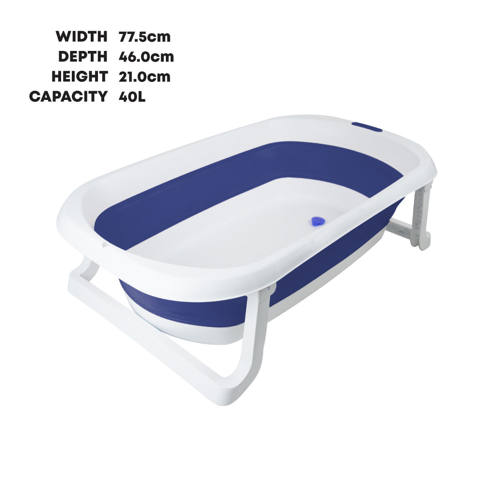 Durane Collapsible Baby Bath Tub Blue 40L Capacity