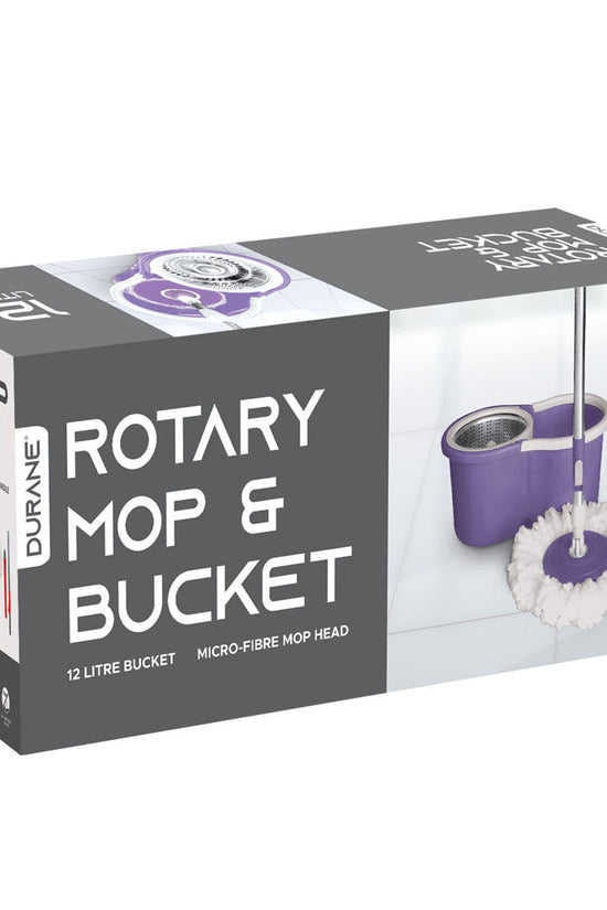 SQ Durane Rotary Mop Bucket Set 12L Purple