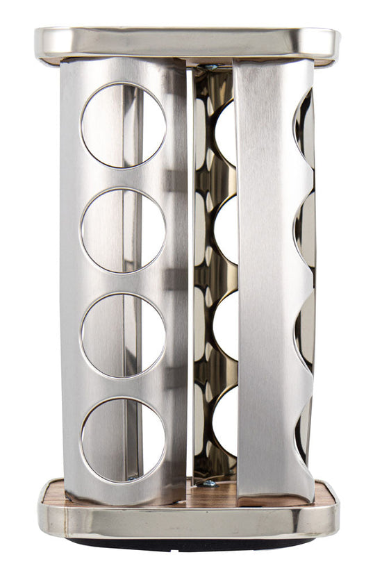 Durane Square Revolving Spice Rack with 16 Jars