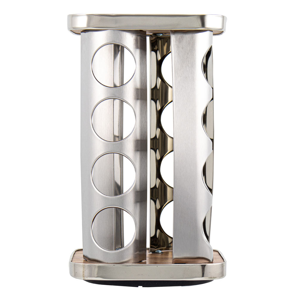Durane Square Revolving Spice Rack with 16 Jars