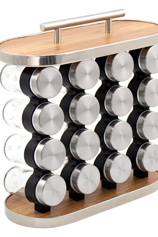 Durane Spice Stand Oval 16 Jars Kitchen Organizer