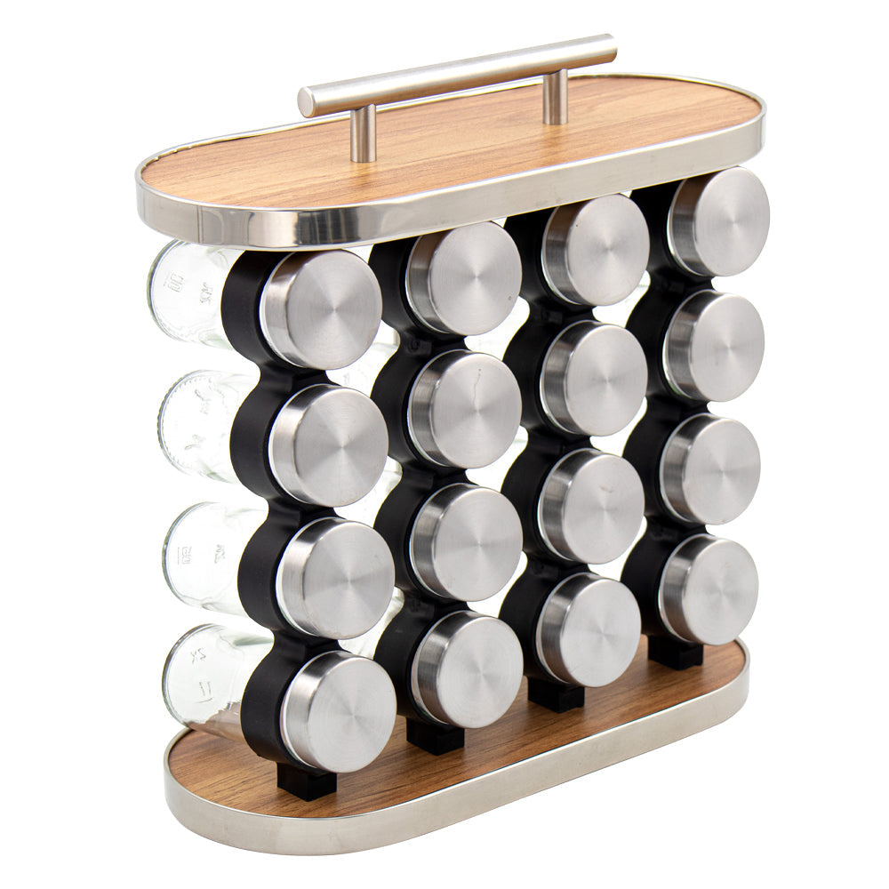 Durane Spice Stand Oval 16 Jars Kitchen Organizer