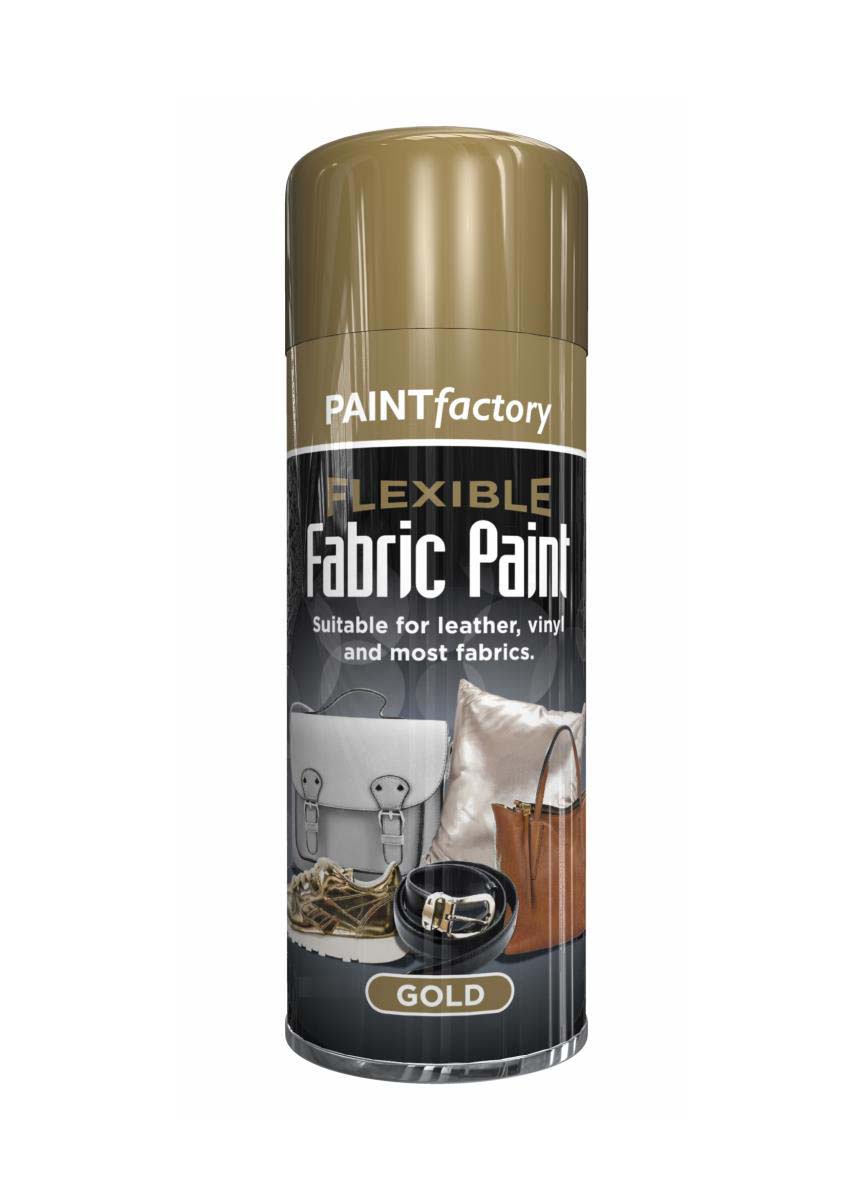 Gold Flexible Fabric Spray Paint Leather Vinyl Fabric Revamp
