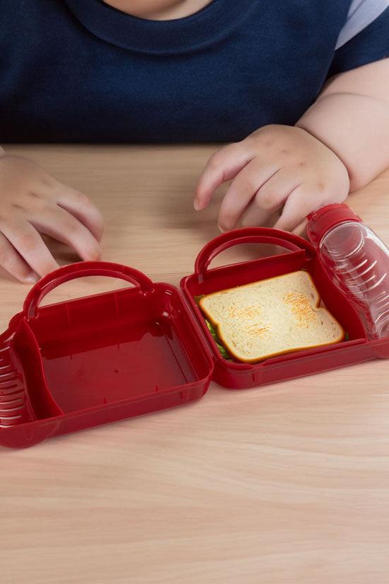 Tuffex Childrens Lunch Box with Water Bottle Durable Colorful Set